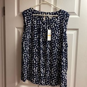 Calvin Klein Sleeveless Career Top New With Tags